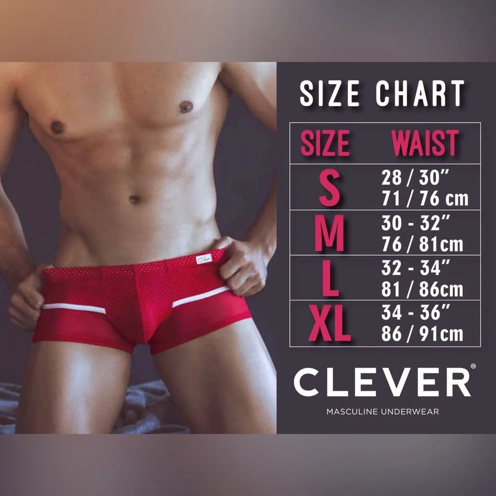 CLEVER men’s 0365 PROCESS BOXER BRIEFS COLOR BLACK
